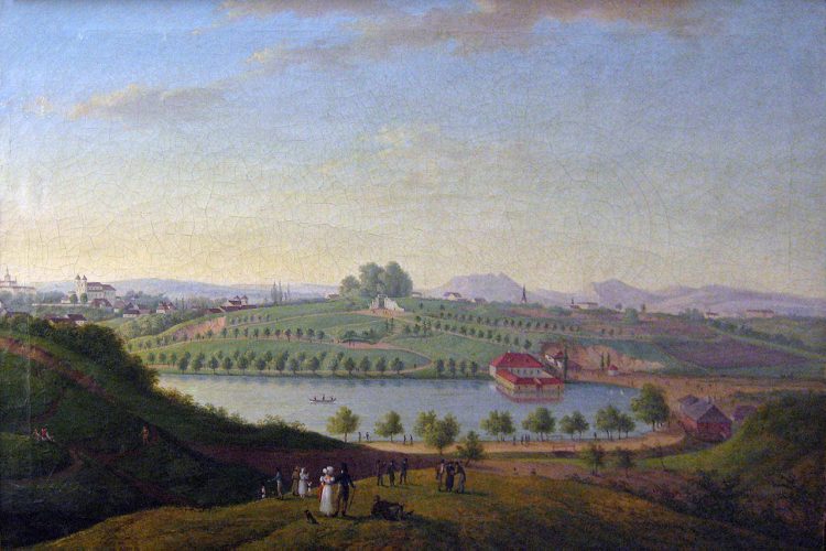 фото Територія, на якій побудували Парк Культури (1824) Львів